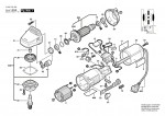 Bosch 0 603 278 460 Pws 550 Angle Grinder 230 V / Eu Spare Parts